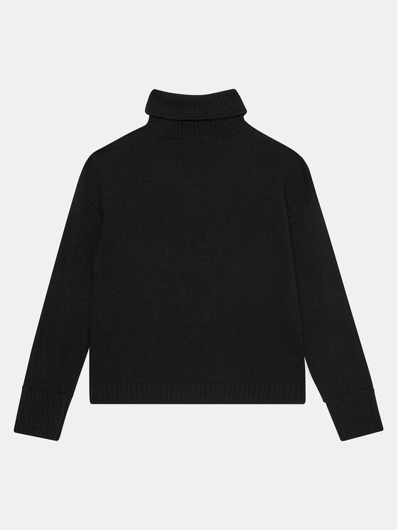 United Colors Of Benetton United Colors Of Benetton Rollkragenpullover 106WC200G Schwarz Regular Fit