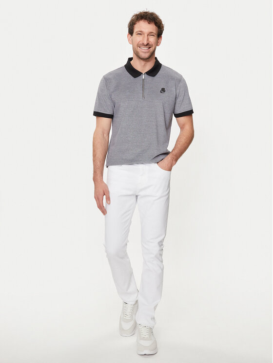 KARL LAGERFELD KARL LAGERFELD Jeansy 265840 542862 Biały Regular Fit