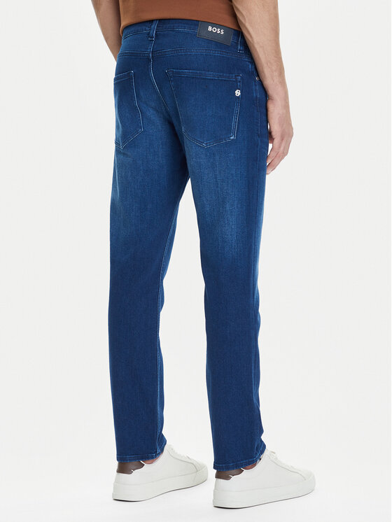 BOSS BOSS Jeans hlače H-Delaware 50544888 Mornarsko modra Slim Fit