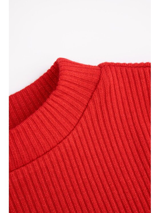 Coccodrillo Coccodrillo Sweter ZC4172101EJG-009 Czerwony Regular Fit