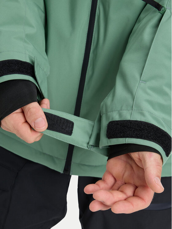 Quiksilver Quiksilver Snieglenčių striukė Sycamore Solid 20K EQYTJ03502 Žalia Modern Fit