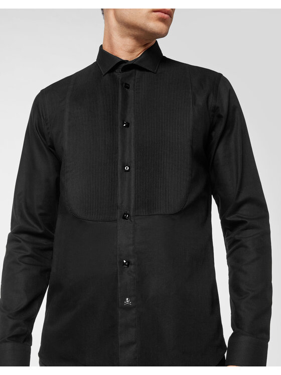 PHILIPP PLEIN PHILIPP PLEIN Koszula 305 Czarny Regular Fit
