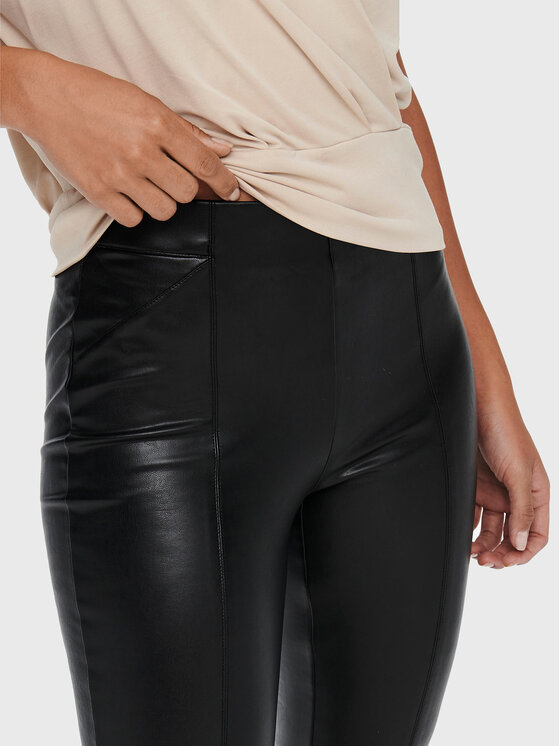 ONLY ONLY Leggings Jessie 15231825 Fekete Slim Fit