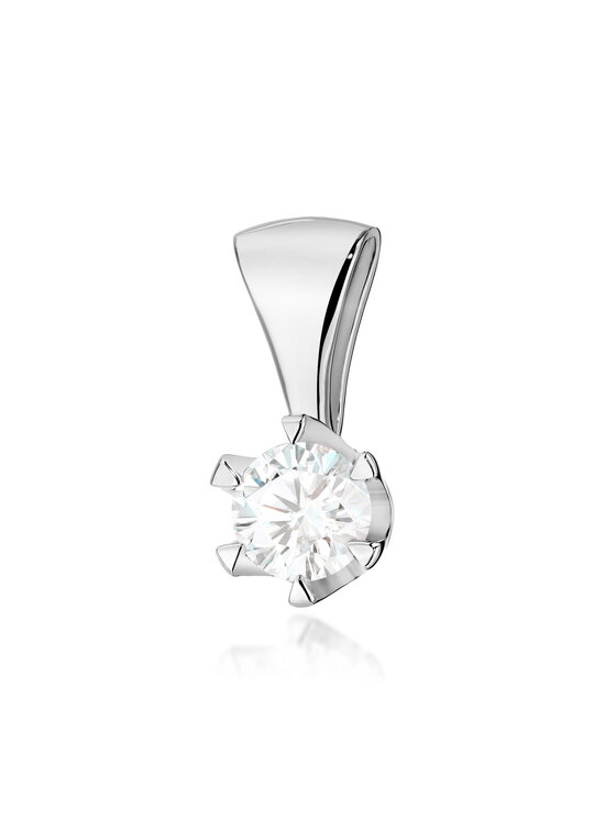 Fugart Fugart Naszyjnik Zawieszka z białego złota z brylantem 0.70 ct FZ220-B585-B0.70 Biały