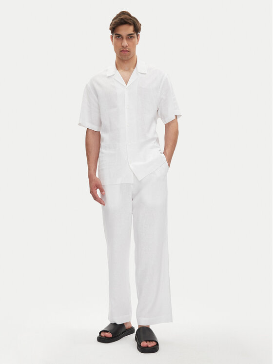 Emporio Armani Emporio Armani Košile EM000593 AF12356 U0002 Bílá Regular Fit