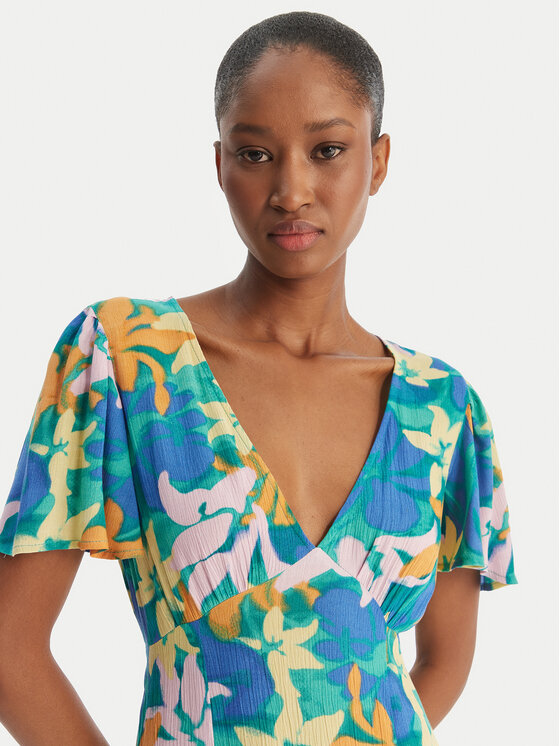 Billabong Billabong Rochie de vară Jet Set EBJWD00134 Albastru Regular Fit