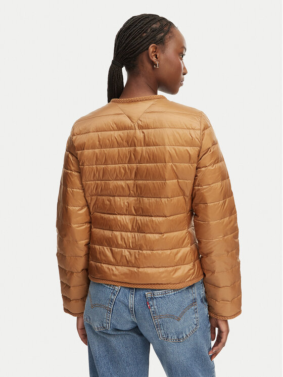 Tommy Hilfiger Tommy Hilfiger Prijelazna jakna WW0WW49660 Svijetlo smeđa Slim Fit