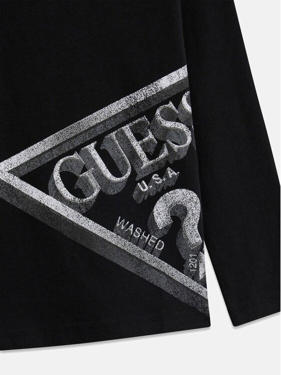 Guess Kids Guess Kids T-Shirt 183926 Czarny Classic Fit