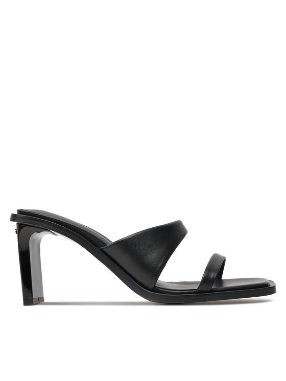 Calvin Klein Calvin Klein Klapki Heel Slide 70 Lth HW0HW02072 Czarny