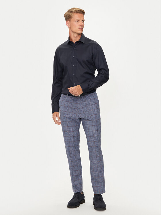 Pierre Cardin Pierre Cardin Košeľa C6 11004.0301 Tmavomodrá Regular Fit