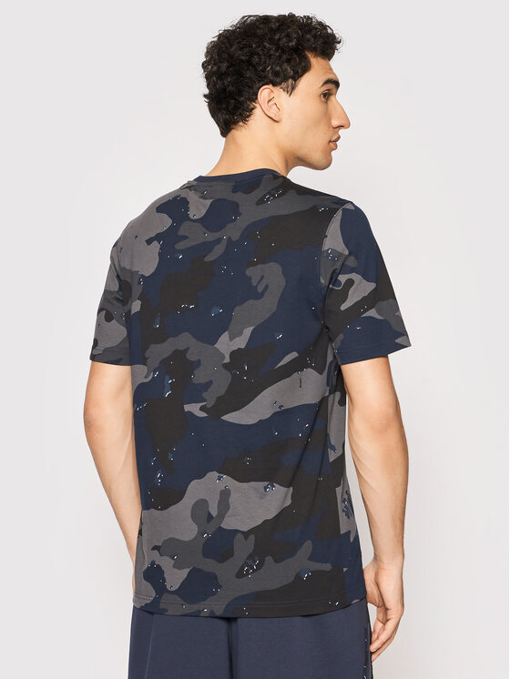 T-shirt Graphics Camo Allover Print Tee H13493 Blu...
