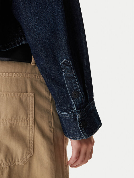G-Star Raw G-Star Raw Koszula jeansowa D26851-E090 Granatowy Boxy Fit