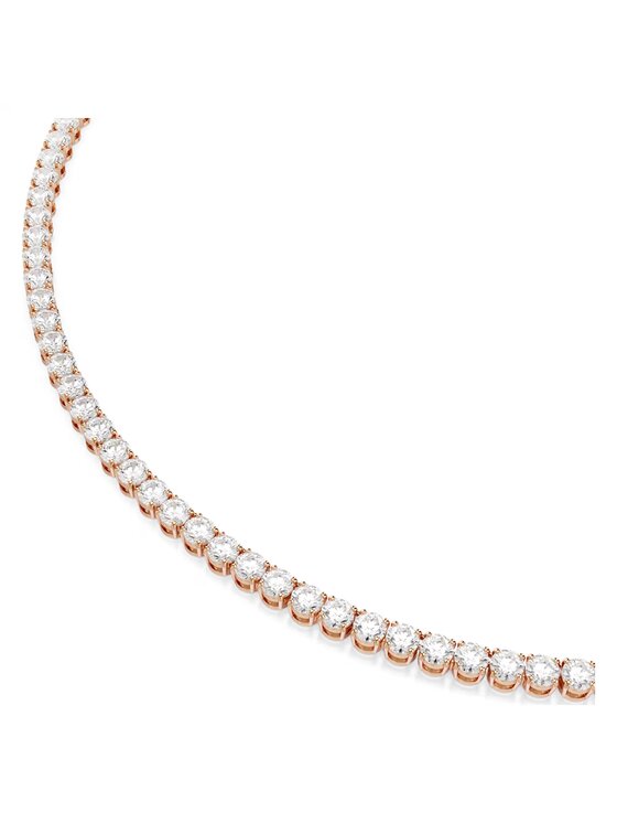 Swarovski Swarovski Naszyjnik Matrix Tennis 5764194 Różowe złoto