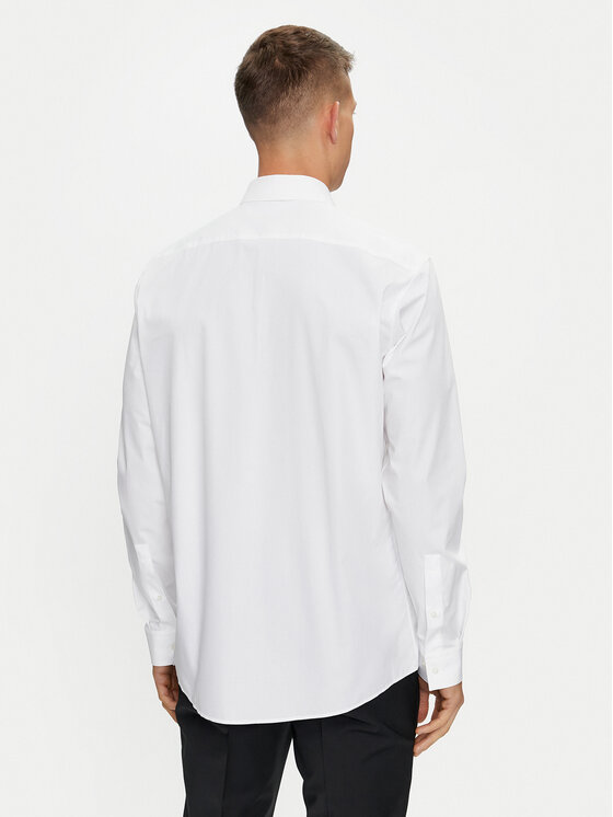 HUGO Hugo Marškiniai Valerio 50519812 Balta Modern Fit