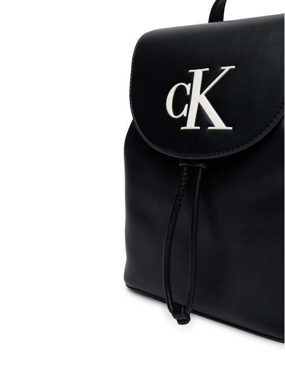 Calvin Klein Calvin Klein Rucksack Bold Ck Flap Mini Backpack LV04F3893G Schwarz
