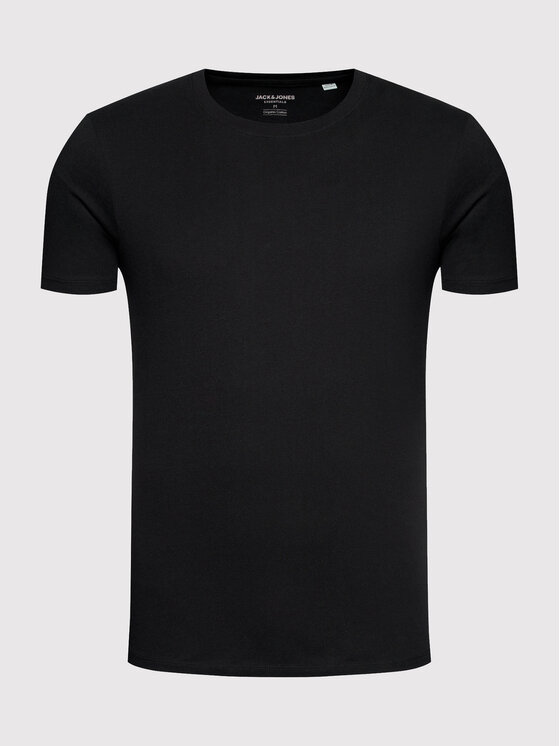 Jack&Jones Jack&Jones Komplekt kahest t-särgist Basic Crew Neck 12133913 Must Regular Fit