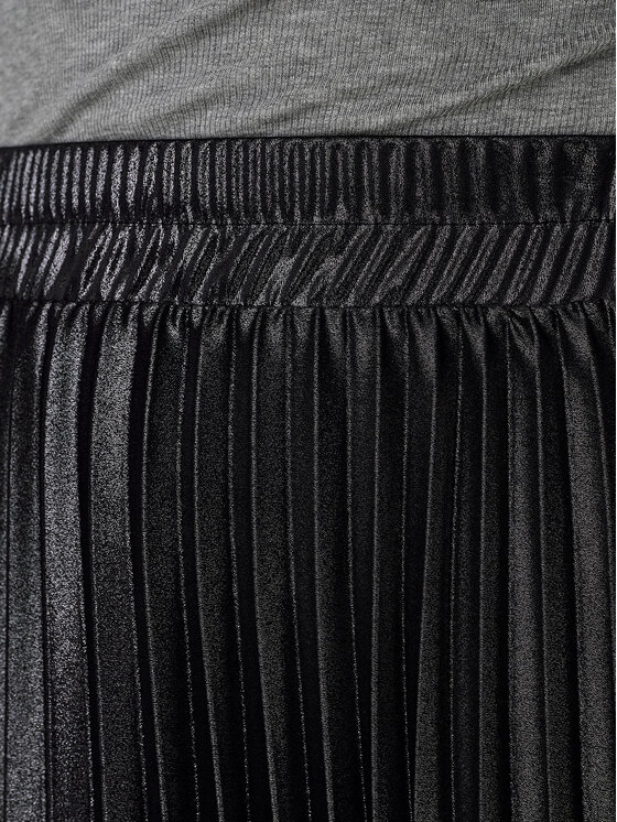 ONLY ONLY Plisēti svārki Lyon 15330727 Melns Regular Fit