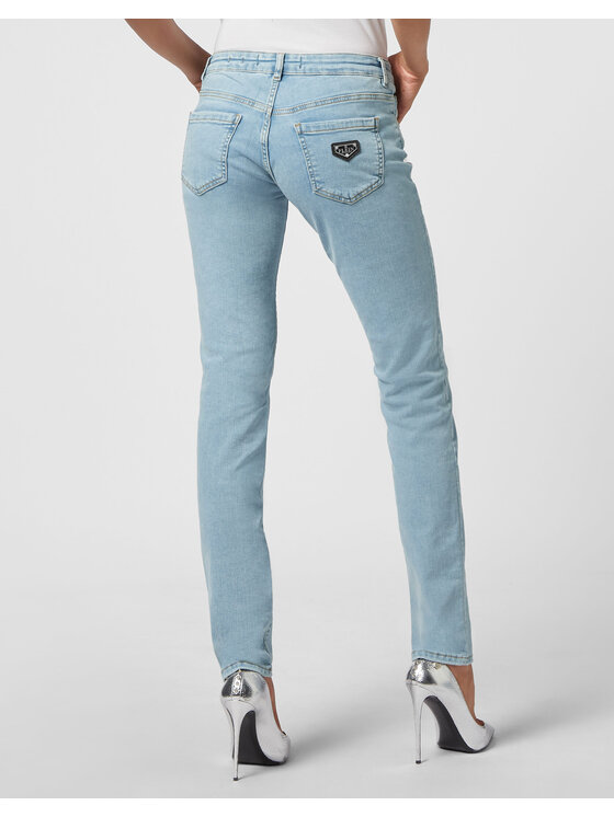 PHILIPP PLEIN PHILIPP PLEIN Jeansy 3039 Niebieski jasny Slim Fit