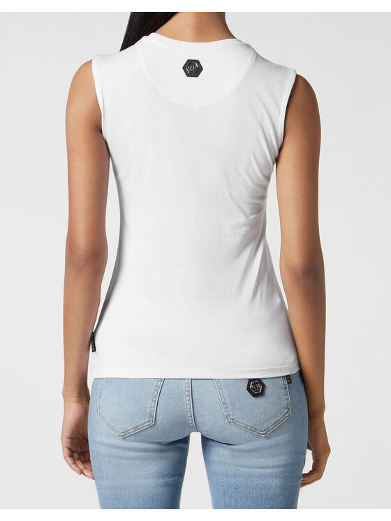 PHILIPP PLEIN PHILIPP PLEIN Tank top 15339 Biały
