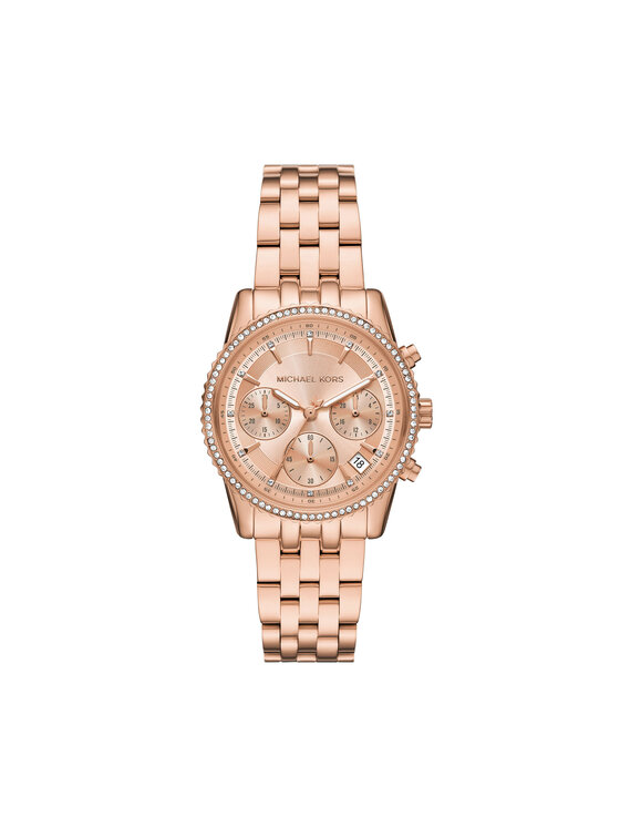 Michael Kors Zegarek Ritz Ladies Chronograph MK7531 Różowy