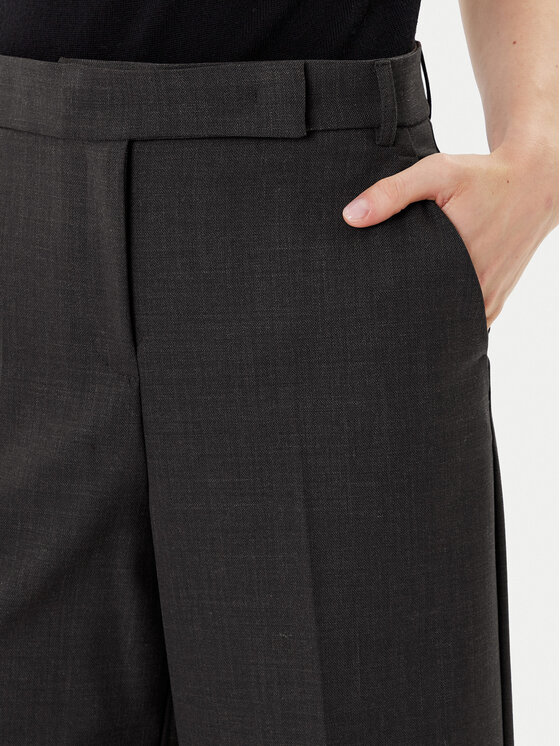 MAX&Co. MAX&Co. Spodnie palazzo Vacanze 2526136022200 Czarny Wide Leg