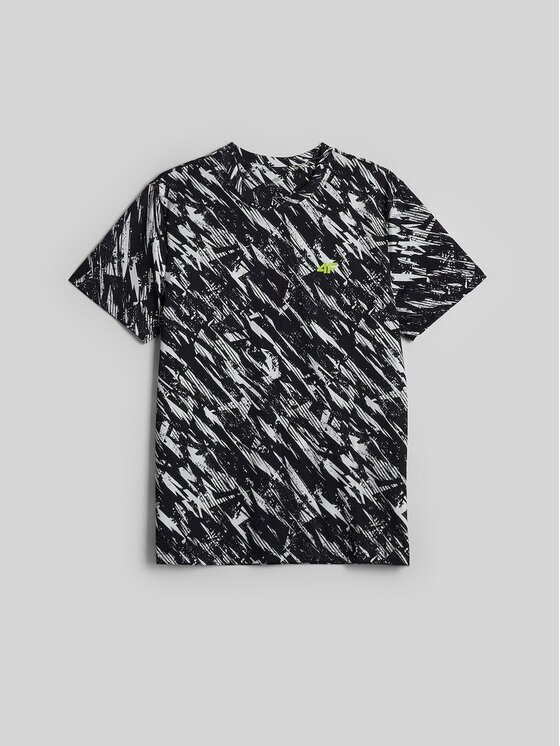 4F 4F T-Shirt 4FRAW26TTSHM4664-20A Czarny Regular Fit
