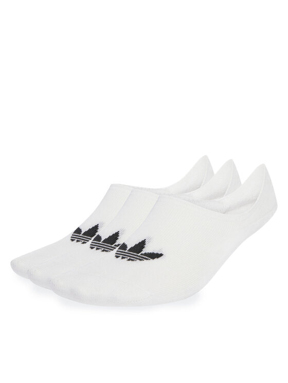 Set 3 perechi de șosete scurte unisex adidas JV7441 Alb