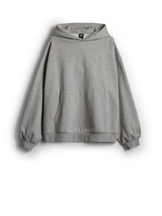 4F 4F Bluza casual Szary jasny Oversize