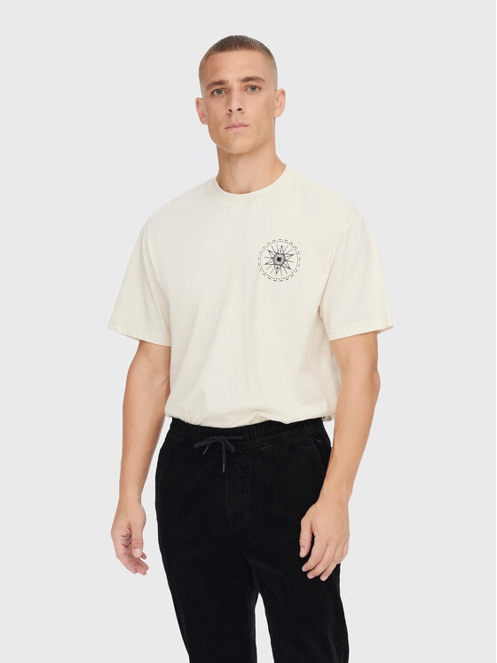 Only & Sons Only & Sons Pantaloni di tessuto Linus 22019912 Nero Tapered Fit