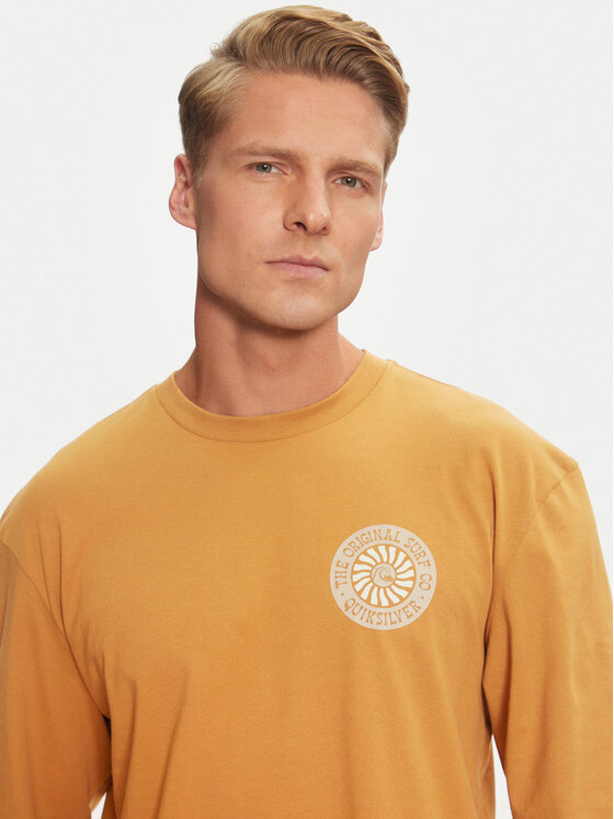 Quiksilver Quiksilver Majica z dolgimi rokavi Bloom Cycle EQYZT07707 Rjava Regular Fit