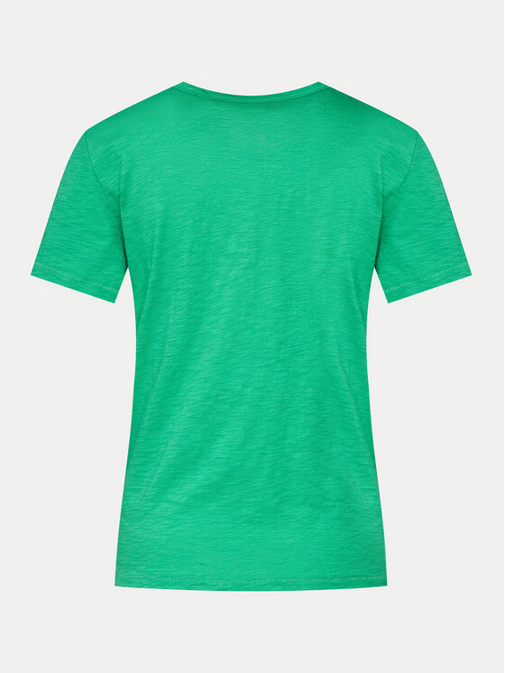 Gap Gap T-Shirt 871344-04 Zielony Regular Fit