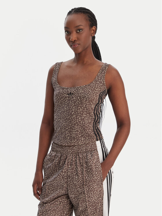 adidas adidas Топ KD8822 Бежевий Slim Fit