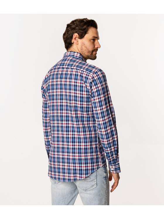Lee Cooper Lee Cooper Koszula WINDSOR KL03 Niebieski Slim Fit