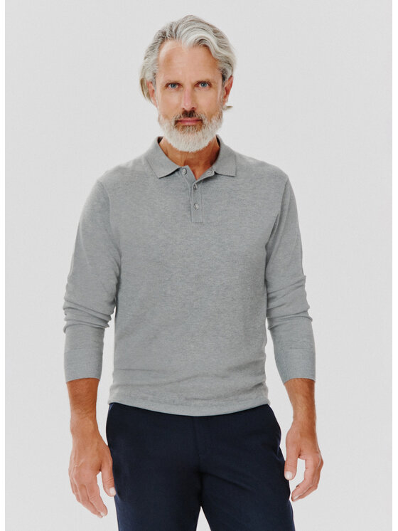 Pako Lorente Pako Lorente Sweter P24WF-2X-008 Szary Classic Fit