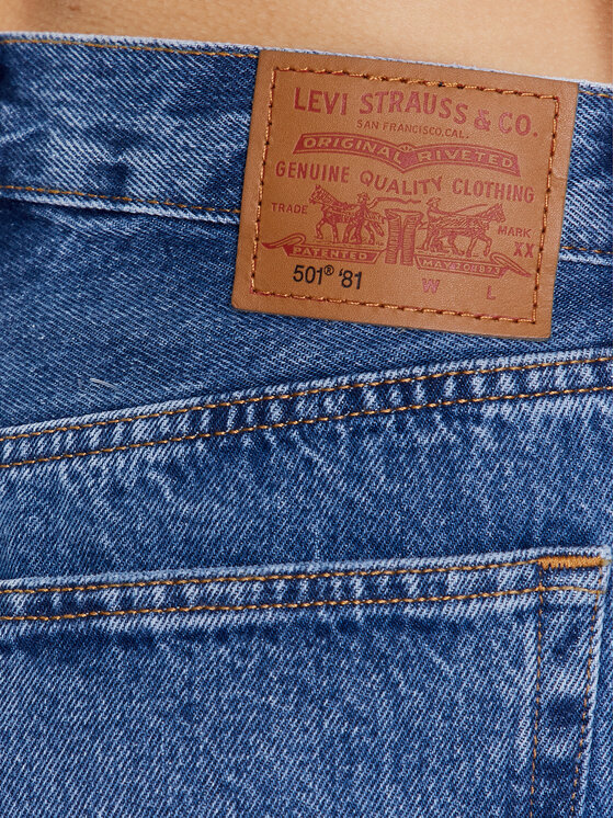 Levi's® Levi's® Jeansy 501® '81 A4699-0009 Modrá Straight Fit