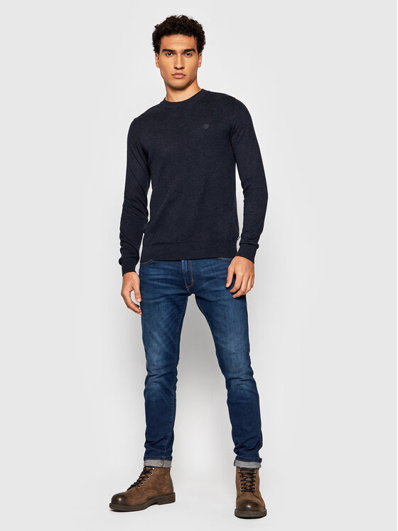 Maglione Bluray 12192311 Blu scuro Regular Fit