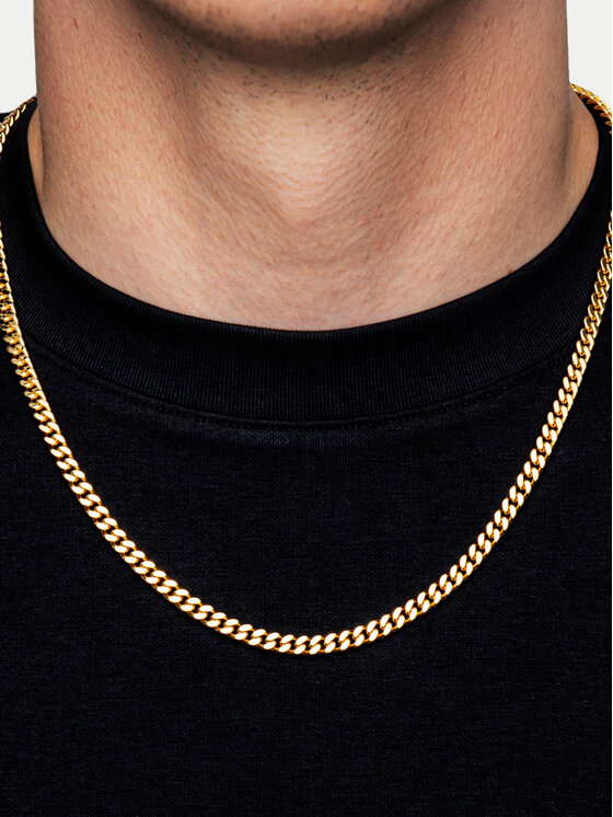 ICED STUFF ICED STUFF Lančić Curb Cuban Link Zlatna