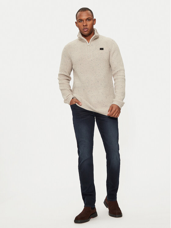 G-Star Raw G-Star Raw Sweter D25123-D754 Beżowy Regular Fit