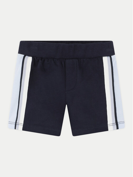 BOSS Boss Set polo și pantaloni scurți J50785 Albastru Regular Fit