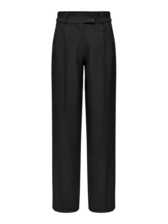 ONLY ONLY Spodnie materiałowe 15298840 Czarny Straight Fit