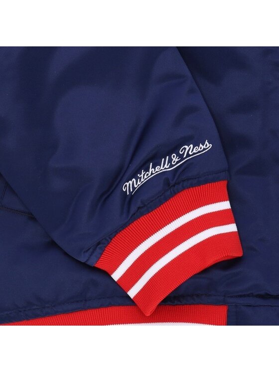 Mitchell & Ness Mitchell & Ness Bundy bomber HEAVYWEIGHT SATIN JACKET NEW JERSEY NETS Tmavomodrá Regular Fit