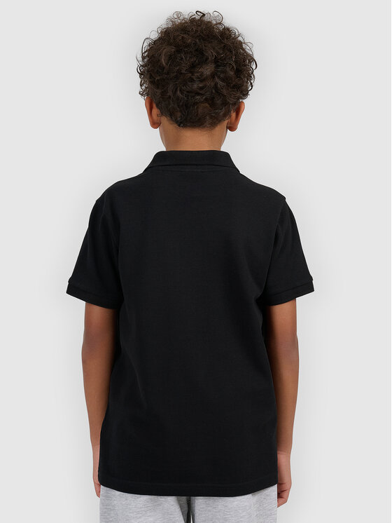 4F 4F Polo BASIC+ Czarny Regular Fit