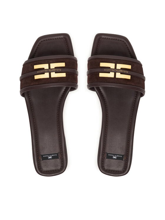 Elisabetta Franchi Elisabetta Franchi Pantoletten SA72L61E2 Braun