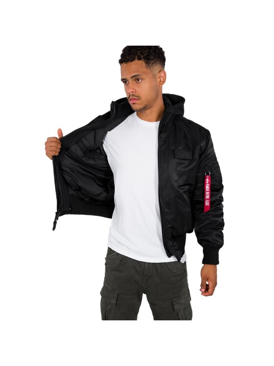 Alpha Industries Alpha Industries Kurtka bomber AI.128113-285-3XL Czarny Slim Fit