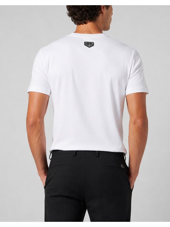 PHILIPP PLEIN PHILIPP PLEIN T-Shirt 31598 Bílá Regular Fit