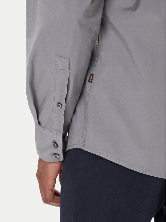 BOSS BOSS Košile Relegant 50518304 Šedá Regular Fit