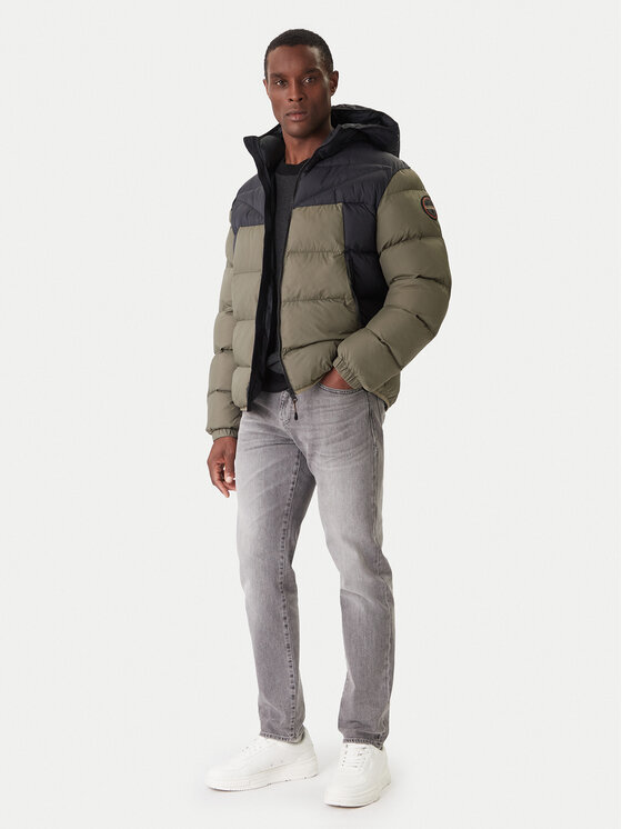 Napapijri Napapijri Ziemas jaka A-Molveno NP0A88V2 Zaļš Regular Fit