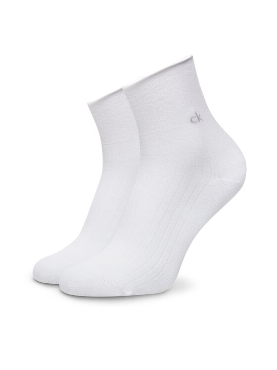 Calvin Klein Calvin Klein Dlouhé ponožky 701229681 Bílá