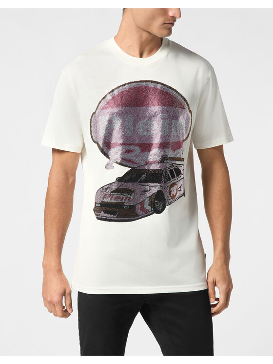 PHILIPP PLEIN PHILIPP PLEIN T-shirt 21103 Bianco Regular Fit