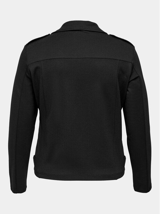 ONLY Carmakoma ONLY Carmakoma Prijelazna jakna Goldtrash 15218364 Crna Regular Fit